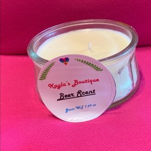 Homemade 100% soy candle